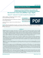 Occurrence and Frequency of Gene Mutations Associated With Rifampicin Rif and Isoniazid Inh Resistance From Multidrug Resistant Mycom