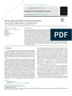 CH4-O2 Supercritical Flame Structure and Simulation