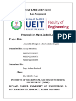 Open Ended CAD Lab Project Perposal