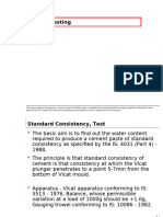 Cemetn Testing