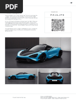 McLaren 765LT Order PA16JP9 Summary 2024-04-01