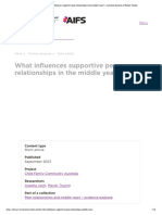 What Influences Supportive Peer Relationships in The Middle Years - Australian Institute of Family Studies