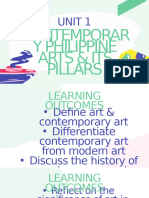 Contemporary Philippine Arts & Its Pillars