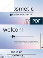 Cosmetics PPT Template by EaTemp