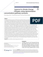 Hydrological Response To Climate Change in Baro Basin, Ethiopia, Using Representative Concentration Pathway Scenarios