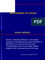 Management of Stroke