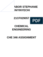 Onichabor Stephanie Onyinyechi Che 346 Assignment