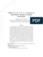 Effects of Gravity On Anisotropic Charged Compact Structures