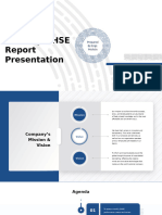 Monthly QHSE Report Presentation