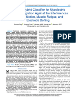 Adaptive Hybrid Classifier For Myoelectric Pattern Recognition Against The Interferences of Outlier Motion, Muscle Fatigue, and Electrode Doffing