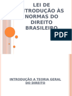 2018 - 01 Aula I Teoria Geral Do Direito Civil - LINDB