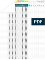 New SpreadsheetClass - Com Student Attendance Tracker Calculated Shaded Weekends