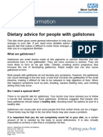 Dietary Advice For People With Gallstones