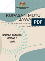 Bahasa Inggeris Kertas 1 1119 - 1