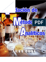 Validación de Métodos Analíticos (Asociación Española de Farmaceúticos de La Industria)