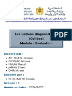 Évaluations Diagnostiques Collège