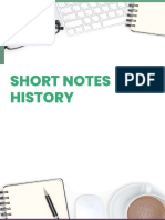 History Short Notes For SSC