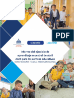 Informe para Centros Educativos Muestral 2024 AREAS INTEGRADAS