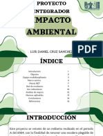 Impacto Ambiental: Luis Daniel Cruz Sánchez