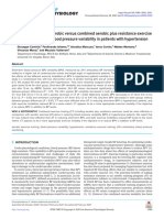 Caminiti Et Al 2021 Effects of 12 Weeks of Aerobic Versus Combined Aerobic Plus Resistance Exercise Training On Short