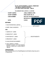 Rohi Properties LTD Anor Vs Nasiru M.T Liman 5 Ors Order of Certiorari