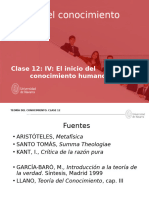 Clase 12 El Inicio Del Conocimiento Humano (III)