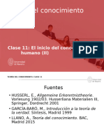 Clase 11 El Inicio Del Conocimiento Humano (II)