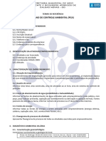 Modelo Plano de Controle Ambiental - Pca