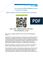 Olá, Estudante! Somos A Consultoria APOIO ACADÊMICO e Iremos Te Ajudar Nesse Trabalho!! Entre em Contato e Solicite Um Orçamento Com A Nossa Equipe