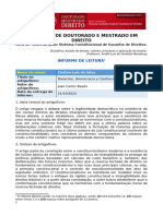 Informe Leitura Derechos, Democracia y Constitucionalismo