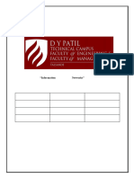 D.Y. Patil Technical Campus Faculty of Engineering and Faculty of Management, Talsande (Polytechnic)