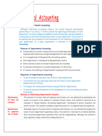 Departmental Accounting