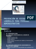 Prevencixn de Riesgos Laborales en El Trabajo en Oficinas