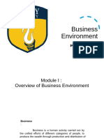 Business Environment Module 1