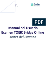 Before The Exam - Student Manual - ESP - TOEIC BRIDGE - ONLINE-UNAB-1