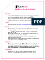 Quick Guide To Student Castle