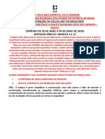 1 Ministração de Célula Maio 2024