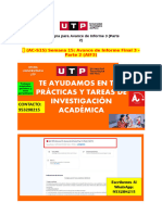 ? (AC-S15) Semana 15 Avance de Informe Final 3 - Parte 2 (AIF3) NOTA 20