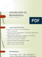 Introduction To Biostatistics