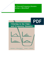 Filtering in The Time and Frequency Domains Herman J. Blinchikoff 2024 Scribd Download