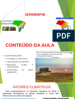 Clima e Vegetação Do Brasil