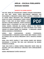 Texto Primeira Sessão Festa Da Família