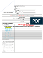 Ap Biology Interactive Cornell Notes 8.1-8.5 Ver 2-1