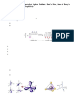 Equivalent and Non Equivalent Hybrid Orbitals