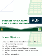 6 - Business - Applications of Rate Ratio and Proportions