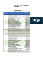 Equipos de Trabajo - Consejería Pastoral - 2021-2 - Ciclo Vi