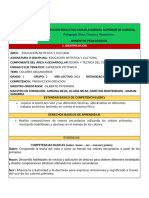 Modelo Plan de Clases 2024 ARTISTICA