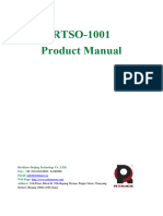 Product Manual For RTSO-1001-V1.8