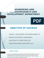 Engineering and Design/Research and Development Department