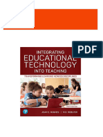 Full Download Integrating Educational Technology Into Teaching: Transforming Learning Across Disciplines, 9th Edition Hughes PDF